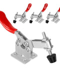 Four Pack Toggle Clamps For Woodworking And Metalworking Heavy Duty Quick Release Hold Down Clamps With 220 Lbs Holding Capacity