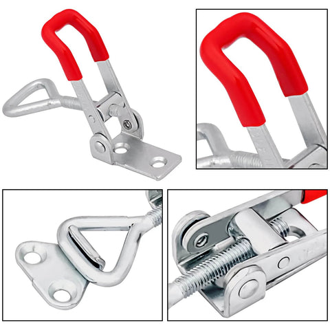 25 pack heavy duty toggle latch clamps deliver 330 lb holding power for wood boxes and woodworking projects, crafted from galvanized carbon steel for rust resistance, durability, and secure closures