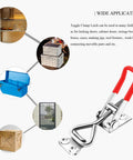 Six Pack Adjustable Toggle Latch Clamp 4001 Heavy Duty 330 Lbs Holding Capacity for various applications