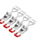 10 Pack Adjustable Toggle Latch Clamp 150Kg Capacity Heavy Duty Quick Release Pull Clamp Buckle 4001 side view