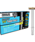 TOGGLER SnapToggle Toggle Anchors, Zinc Plated Steel Channel, Box and Anchor, Heavy Duty Drywall and Concrete Block, 50 Pack
