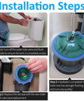Installation steps for Silicone Toilet Flush Valve Seal Kit 3 Pack For Champion 4 And Eljer Titan 4 Replacement O Rings.