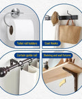 Visual guide showing uses of Drywall Anchor Repair Kit For Quick Fixes No Drilling Needed With Patch And Cut Ready 1.96 Ft By 39.37 In Easy Cut For Loose Anchors And Hole Repair On Most Surfaces All In One Kit For Fast Permanent Fix Kenbry
