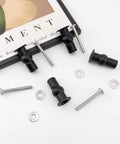 No Fuss Easy Install Universal Toilet Seat Hinge Screws With Stainless Steel And Rubber Top Mount Hardware Quacc 4 Pack