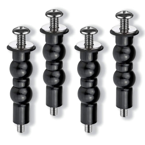 Universal Toilet Seat Screws Replacement Kit For Top Mount Seats With No Fuss Easy Install Expanding Rubber Bolts And Stainless Steel Hardware