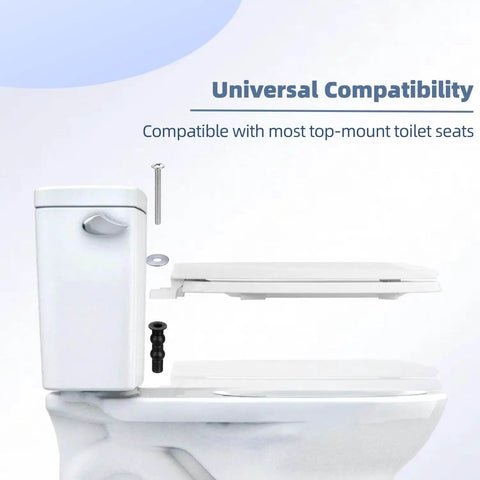 Universal Toilet Seat Screws Replacement Kit For Top Mount Seats With No Fuss Easy Install Expanding Rubber Bolts And Stainless Hardware