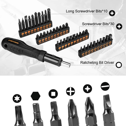 218 Piece General Household Tool Kit With Pliers, Screwdrivers, Socket Set And Portable Case For Auto Repair And Home Projects, Pro Grade Chrome Vanadium Tools, Durable All In One DIY Ready Kit