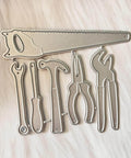 Metal tool-shaped Stainless Steel Die Cutting Dies For Scrapbooking And Card Making Embossing Stencils And Die Cuts For DIY Crafts