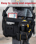 Tool tote holding 225 Piece External Retaining Ring Set 304 Stainless Steel Circlip Snap Ring Assortment Kit, easy to carry and organize.