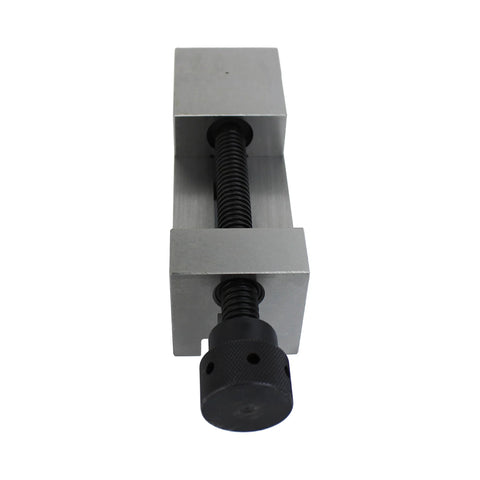 Premium 2 Inch Toolmaker Vise For Precision Grinding With Hardened Surfaces And Superior Accuracy And Versatility Perfect For Small Projects And Delicate Tasks HFS Built To Last With Hardened Surfaces And Stable Jaw Movement, front view