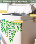 Waterproof top-load washing machine cover with zipper delivers durable rain, dust, and sun protection; heavy-duty Oxford fabric