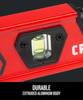 Close-up of 9 inch magnetic torpedo level with durable aluminum body and magnified vial for accurate measurements.