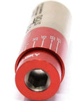 Close-up of the Tightening +/- 10% Accurate 15-65 inch-lbs All-In-One Torque Driver Tool showing torque settings and 1/4" drive.