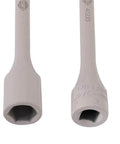 Front view of 1/2 DR 19MM-3/4 100 FT/LB TORQUE LIMITING SOCKET in chrome molybdenum steel, showing drive size and etched details.
