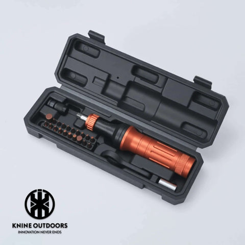 Torque Screwdriver Wrench Driver Set 10-80 Inch Pounds lbs with 20 Steel Bits in case