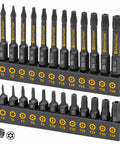 Torx Bit Set For Security And Tamper Resistant Fasteners 24 Piece S2 Steel Driver Bits In 1 Inch And 2 Point 3 Inch Lengths T5 Through T40 Durable Pro Grade Tool Kit Essential Amartisan in packaging.