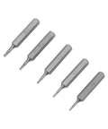 Torx Bits Set 5pcs 5/32 Inch Hex Shank T2 T3 T4 T5 T6 Screwdriver Bit Set 28mm Length S2 Screw Driver Kit Tools