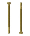 Self Drilling Tek Screws 14 X 3 1 4 Inch Torx Star Drive For Wood To Metal Fastening Heavy Duty Screws close-up