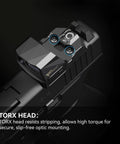 Red Dot Sight Mounting Screws Set on pistol with TORX head, ensuring secure optics mounting