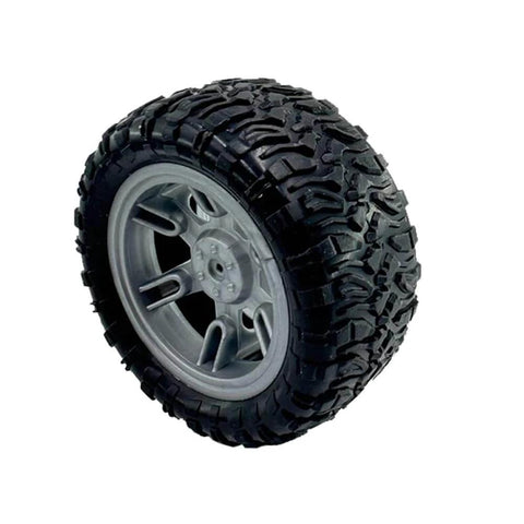 ✝️ 4pcs toy car wheel 60mm model car rubber tire wheel with metal shaft axles for rc car truck diy model toy building project