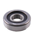 Mast roller bearing 61236-10480-71 compatible with Toyota forklifts, side view showcasing durable metal construction.