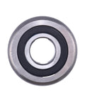 Mast roller bearing 61236-16600-71 compatible with Toyota forklifts 8FDN15-18 and 8FD15-18, close-up view of replacement bearing