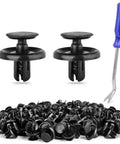 120 Piece Engine Under Cover Push Type Retainer Clips Kit for Toyota and Lexus Camry Corolla Replacement 9046707201 With Tool