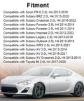 Fitment details for Engine Crankshaft Main And Connecting Rod Bearing Kit For Scion FRS Subaru BRZ Toyota 86 And More Street Ready.