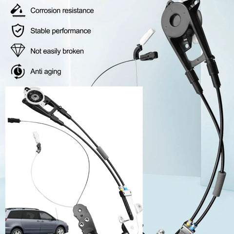 Passenger Side Power Sliding Door Cable Kit For Toyota Sienna 2011 To 2020 Replacement 85016 08011 85016 08010 Right Side