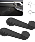 Two Piece Window Crank Handles Replacement For Toyota Front Rear Left Right Interior Plastic Door Handles 6926010040 Compatible