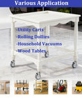 White table with "Various Application" banner and small images showing Two Inch Wet Dry Vacuum Replacement Casters Set Of Four.