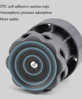 Four pack adjustable leveling feet deliver stable wobble free support for washing machines and appliances, TPU suction view.