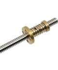 T8 tr8x2 anti backlash spring loaded nut elimination gap for acme threaded t8x2 lead screw 2mm pitch CNC automation replacement
