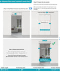 Guide for choosing track size for 36" Bi-Folding Sliding Barn Door Hardware Track Kit,Smoothly&Quietly,Side Mounted Black Roller.
