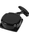 Black plastic Traction Rope Kit for 49cc 2-Stroke Mini Pocket Bikes and Quad Pit Choppers, shown with four mounting holes and handle.