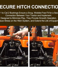 5 Pack Universal Lower Lift Arm Bushing Fits Category II To I Hitch Systems Cat I To Cat II for tractor secure connection