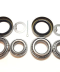 Set Of 2 Premium Trailer Axle Bearing Kit For 3500 Pound Axles With Inner Bearings L68149 L68111 Outer Bearings L44649 L44610 And Double Lip Grease Seals 10 19 I D 1.719 Inches For 84 Spindle By WPS