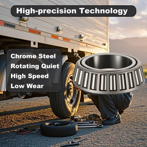 Two Pack 3500 Lb Trailer Axle Bearing Kit For 1-3/8 To 1-1/16 Inch Spindles Includes L68149 L44649 Boat Wheel Bearings