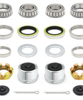 Two Sets 3500 LB Boat Trailer Axle Bearing Kits For 1 1/16 To 1 3/8 Inch Axles Includes L68149 And L44649 Bearings 171255TB Grease Seals