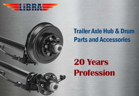 Set Of 2 Trailer Idler Hub Kits 6 On 5.5 Inch Bolt Pattern For 5200 To 6000 Lbs Axles With 2 Inner And 2 Outer Cone Bearings