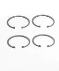 Trailer Bearing Kit 2 Pack for ALKO 605124 and KNOTT 45887.10 Includes 4 Circlips for Alko Knott Drums and Trailers