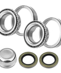 Trailer Bearing Kit For 2000 Lbs Axle L44649 L44610 Includes 1.98 Inch Grease Cap Seals Cotter Pins And 2 Sets Quiet High Speed Rotating Bearings For EZ Lube And Standard BT8 Spindle Boat And Utility Trailers