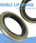 Trailer Bearing Kit For 5200-6000 Lb Axles With 2.44 Inch Dust Cap Grease Seal Cotter Pin 4 Pack Replaces 15123 245