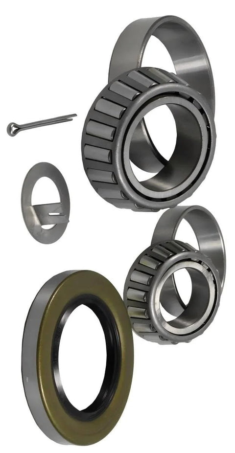 Four Trailer Bearing Kits For 3500 Lb Axles With 84 Spindle Fit EZ Lube And Standard Hubs With Or Without Brakes Includes Outer Bearings L44649 Inner Bearings L68149 Outer Races L44610 Inner Races L68111 And Seal 171255TC