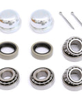 Trailer Bearing Repair Kit Set For Three Quarter Inch Straight Spindles Pair Including 11949 Bearings 11910 Races Seals Cotter Pins And Dust Caps High Quality Bearing Steel For Quiet Smooth High Speed Trailer Use UCUT