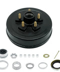 Trailer Brake Hub Drum Kit For 3500 Lb Axles 5 Bolt On 4 And A Half Inch Pattern Ready-To-Install parts on display