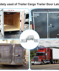 Trailer Door Latch Keeper And Cam Bar Lock Replacement For Cargo And Dump Trailers With Double Doors Top Left Or Bottom Right