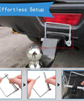 8 Pack Trailer Coupler Pins Three Eighths By Two And Three Quarters Inch Heavy Duty Wire Lock Pins For Trailers, RVs, Boats, Farm Equipment Built Tough For Towing With Hitch Pin And PTO Shaft Locking Pin installed on trailer hitch