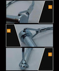 Close-up views of Ten Pack One Quarter By Four Inch Trailer Coupler Pin Set Heavy Duty Locking Towing Pin Safety Pin in silver.