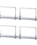 8 Pack Trailer Coupler Pins Three Eighths By Two And Three Quarters Inch Heavy Duty Wire Lock Pins for Trailers, RVs, Boats, Farm Equipment